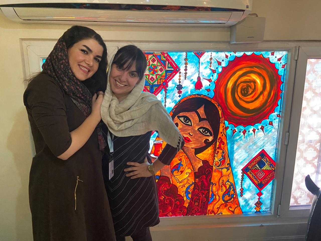 Fellows Maryam Malmir and Pamela Lopez